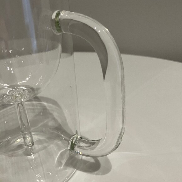 Fred And Friends 2009 Winestrin Clear Hand Blown Glass 6" Wine Glass Beer Mug - Picture 3 of 8